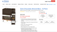 Primal Kitchen's Dark Chocolate Almond Bars